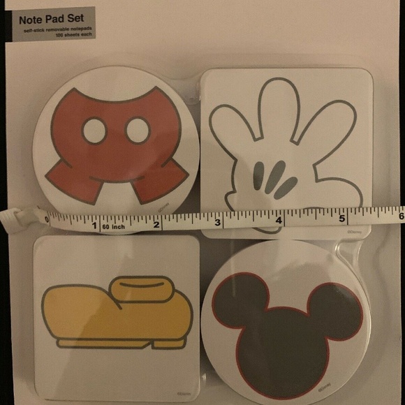 Disney Parks Mickey Mouse Body Parts Notepad Set - Picture 4 of 4